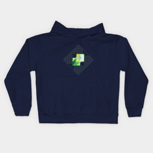 Abstract Geometric Minimalist Modern Kids Hoodie